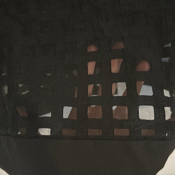 Zara Black Grid Pattern Lightweight Zip Up - Picture 6 of 6